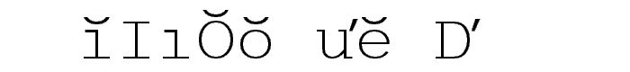 WP MultinationalB Courier font